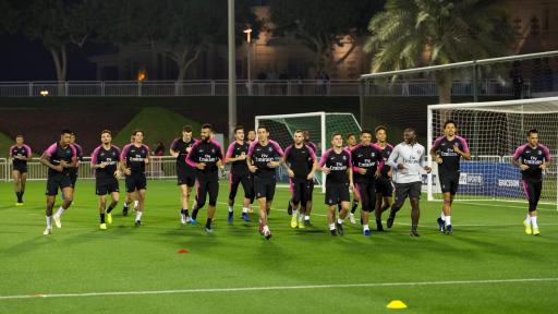 Image of players on Qatar Tour Training.