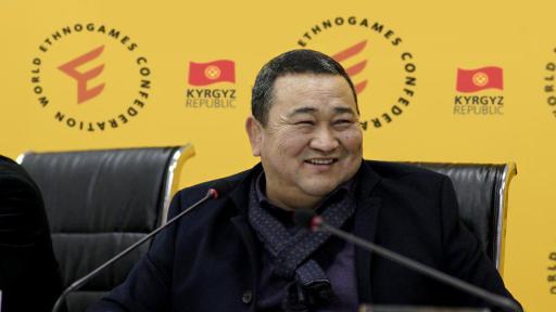 Image of Mr. Askhat Akibayev, President of World Ethnogames Confederation, Republic of Kyrgyzstan.