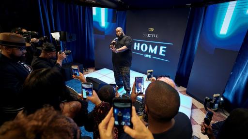 Martell Home Live-Image of Killer Mike on stage