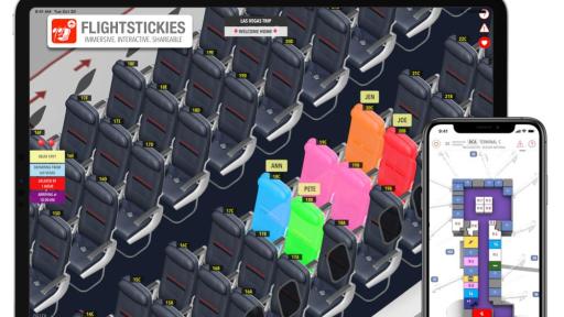 Annotate and Share 3D Seat Maps and Airport Maps