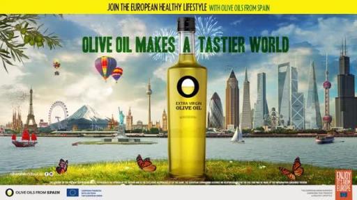 Cinemagraph of the campaign “Olive Oil Makes a Tastier World”