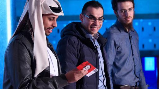 Candidates learning of the jury’s decision through ‘tickets to Doha’
<br>
اكتشاف المشتركون قرار لجنة التحكيم من خلال حصولهم على تذكرة سفر إلى الدوحة