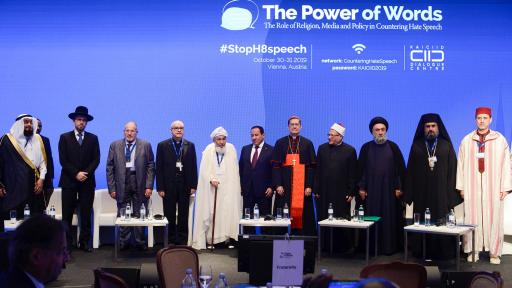 High level religious leaders from the Arab region and Europe joined KAICIID’s SG during the opening ceremony