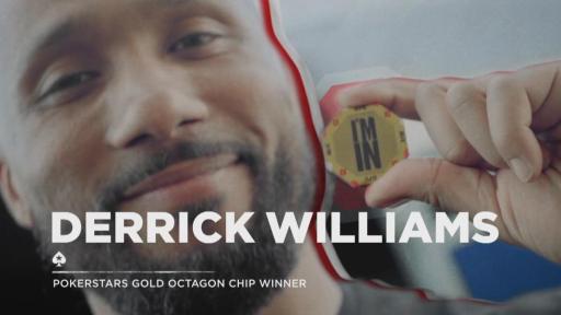Image of Gold Octagon Chip Winner Derrick Williams won the UFC experience of a lifetime at PokerStars
