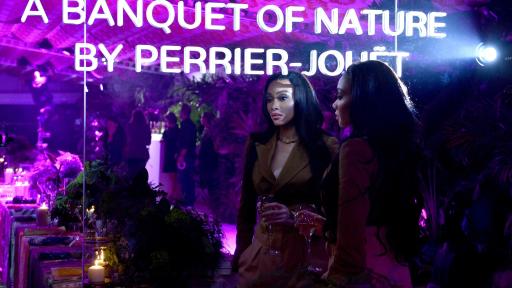 Image of Winnie Harlow attending “A Banquet of Nature” by Perrier Jouët in Miami