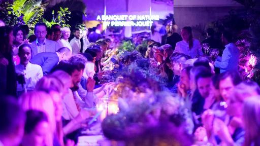 Image of “A Banquet of Nature” by Perrier Jouët in Miami