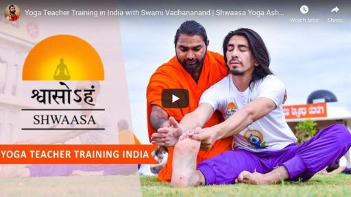 Video of Yoga Teacher Training in India with Swami Vachananand | Shwaasa Yoga Ashram