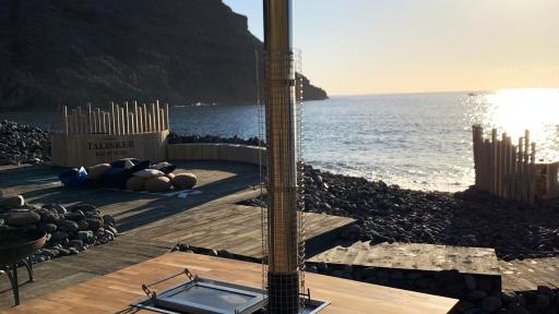 Film director Guy Ritchie's FireTable at the Talisker Wilderness Experience, La Gomera