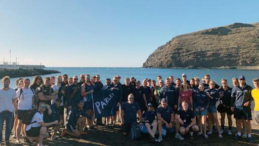 Parley for the Oceans hosted an Ocean School for all rowers taking part in the Talisker Whisky Atlantic Challenge