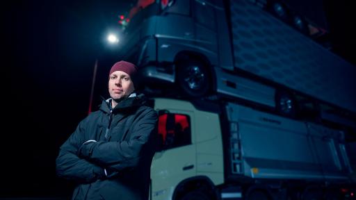 Image of Markus Wikström, engineer Volvo Trucks