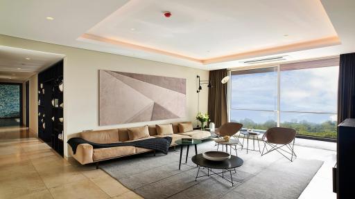 Image of Panchshil Towers 4 BHK Living Room