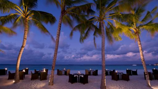 Image of Dining under the stars at Ocean Grill restaurant