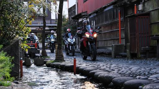 See authentic Japan in Gujo Hachiman, a small  riverside town in Gifu Prefecture, founded in the 16th century.
