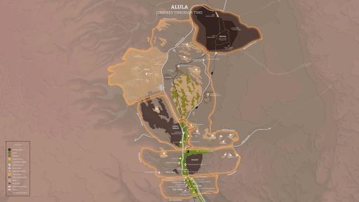 Image of AlUla Big Map