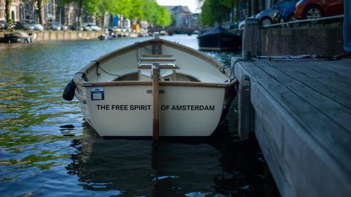 Image of Scotch & Soda x Plastic Whale “The Spirit of Amsterdam” boat