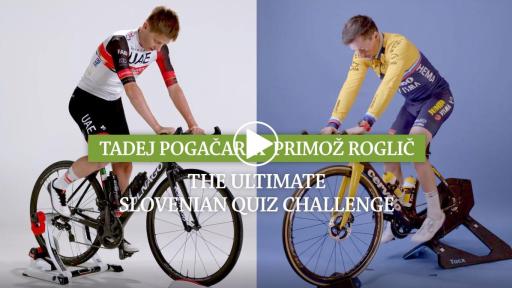 Video of Tadej Pogačar x Primož Roglič: The Ultimate Slovenian Quiz Challenge