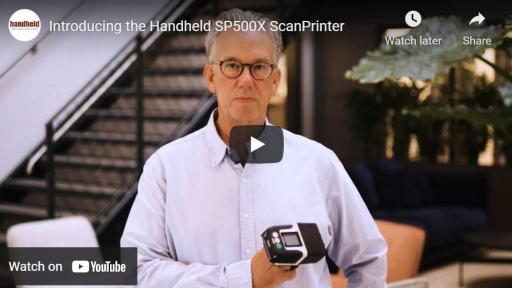 Introducing the wearable SP500X ScanPrinter video