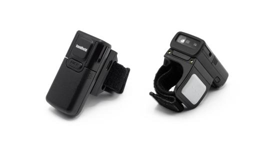 Image of RS60 Ring Scanner. Designed to be worn on either the right or left hand, the lightweight RS60 is all about efficiency and mobility, and workers can maximize productivity while keeping their hands free.