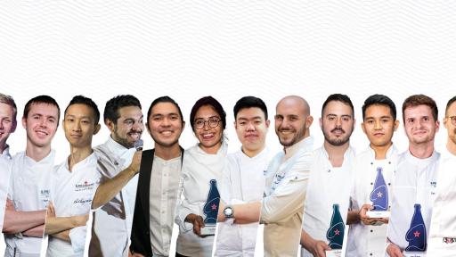 Image of the 12 regional winners that will compete for the title of S.Pellegrino Young Chef Academy 2021 global winner.