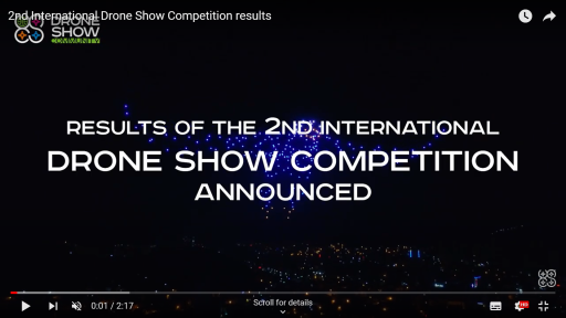 2nd International Drone Show Competition results