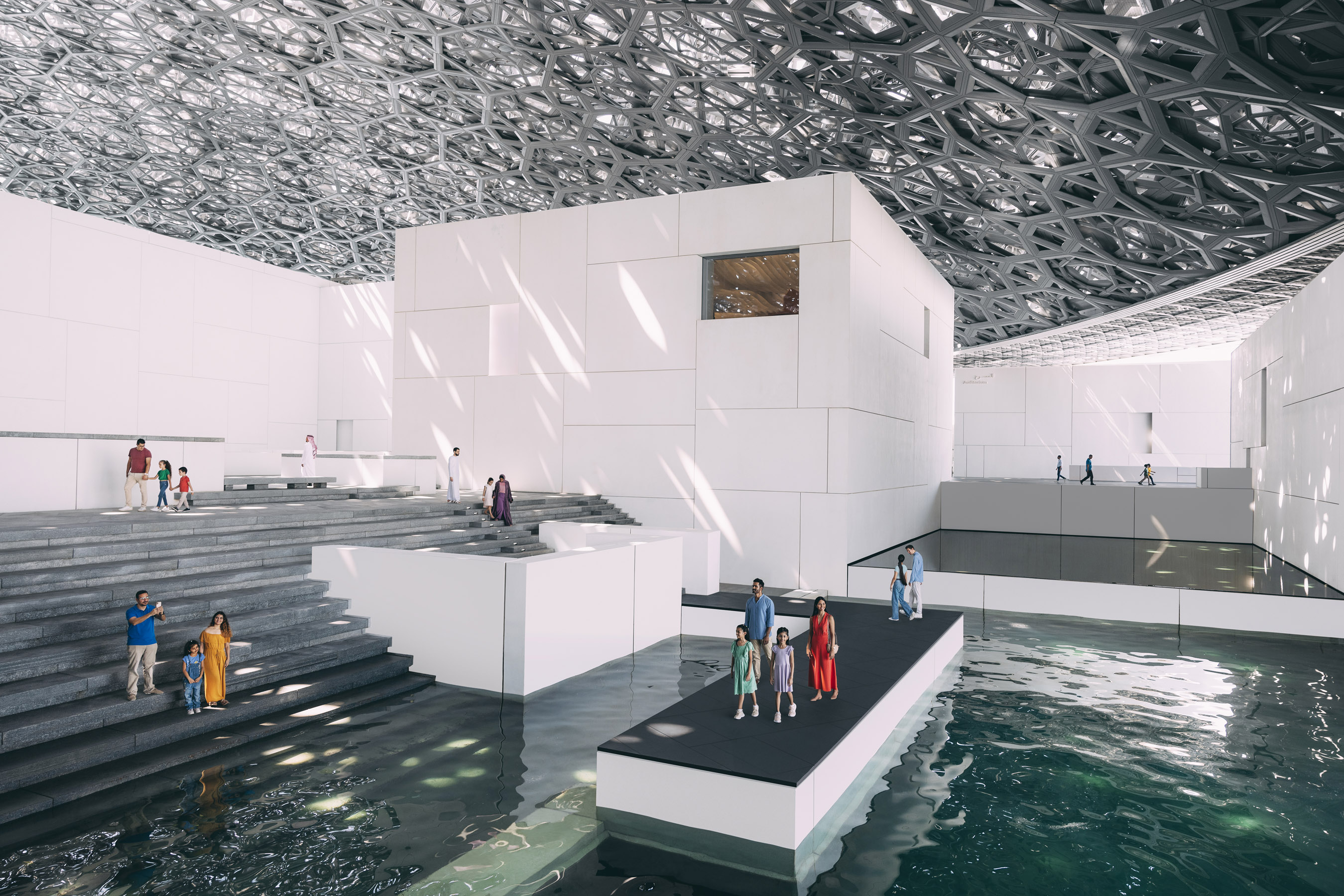 One of Abu Dhabi’s most iconic landmarks, Louvre Abu Dhabi is the region’s first universal museum, exploring the links between global civilisations through time and revealing stories of cultural connections