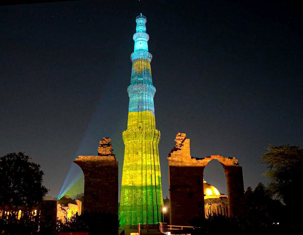Preview : as part of a joint Rwanda-UNESCO initiative, iconic monuments in cities around the world will be lit as a sign of international solidarity. April 7, 2024.